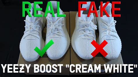 adidas yeezy cream white fake|how to legit check yeezys.